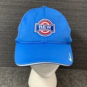 Rew Materials Fitted Hat Size S/M Blue Baseball Cap Nike Legacy91 Dri-Fit